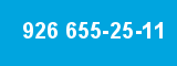 926 655-25-11 926 655-25-11